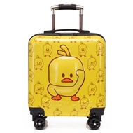 Cartoon suitcase กระเป๋าเดินทาง กระเป๋าเดินทางล้อลาก 18 นิ้ว 4 ล้อคู่ ล้อหมุนได้ 360องศา