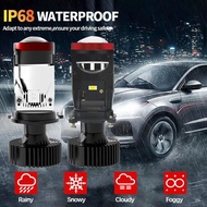 mini projie h4 mobil / mini projie y7d h4 mobil / 120W Y7D H4 Lampu Depan LED Super Terang Mobil H4