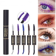 2 in 1 Mascara Waterproof Lengthens Eye Lash Black White Rimel 4d Curling Maskara Volume 4D Silk Fib