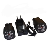 MESIN 2 BATTERIES CORDLESS DRILL MACHINE 16.8VOLT LI-ION+CHARGER BATTERY 16.8V LI-ION AST MUKETE JLD