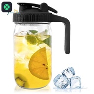 1F Breast Milk Pitcher Graduated Mason Jar Seal for Juice,Milk,Coffee,Tea,Lemonade,Drink