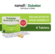 Dulcolax 5mg Isi 4 Tablet - Obat untuk Mengatasi Konstipasi