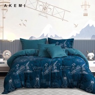 [NEW ARRIVAL] AKEMI 880TC TENCEL™ Tickle Fun Space Astronuf Bedding Sets (Fitted Sheet Set/ Quilt Cover Set/ Bedsheet)