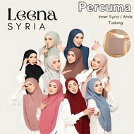 Tudung Leena Syria Easy-On Ironless - MossCrepe - Bidang 55