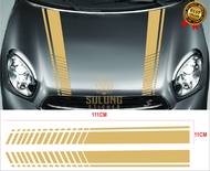 Stiker Mobil Variasi Cutting Aksesoris Hiasan Aksesoris Kap Mesin Depan Keren Simpel Ayla Sigra Caly