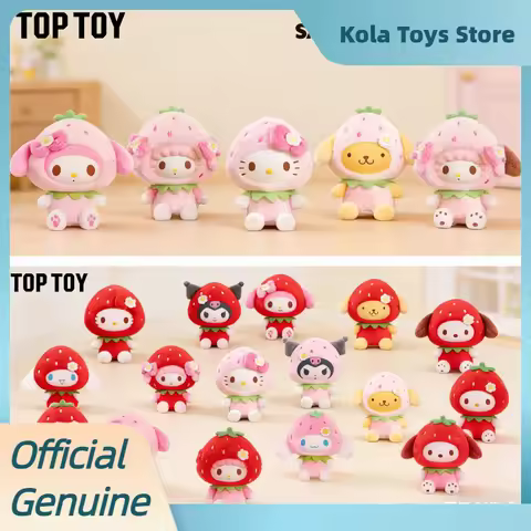 Authentic Toptoy Strawberry Sugar Mini Blind Box Toys Cute Bag Pendant Anime Figurine Keychain Women