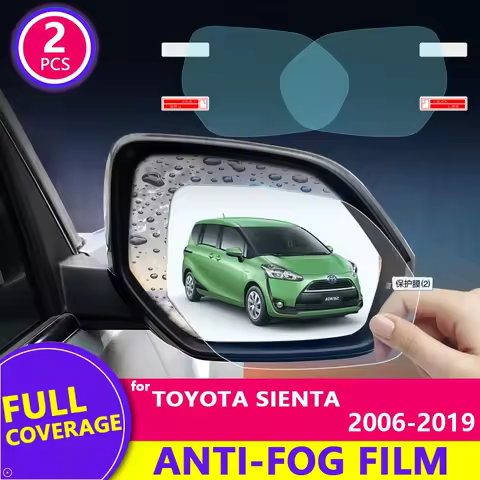 Full Cover Anti Fog Rainproof Film for Toyota Sienta 2006~2019 XP80 XP170 80 170 DICE Car Rearview M