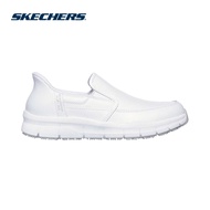 Skechers Women Slip-Ins Work Nampa Engus Work Shoes - 108235-WHT Air-Cooled Memory Foam