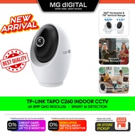 Tp-Link Tapo C260 Pan Tilt AI Security Wi-Fi Camera CCTV Ready Stock 360° Pan Tilt | Dual Band WiFi
