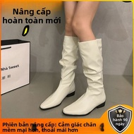 Giày Boots Chân Western Nếp