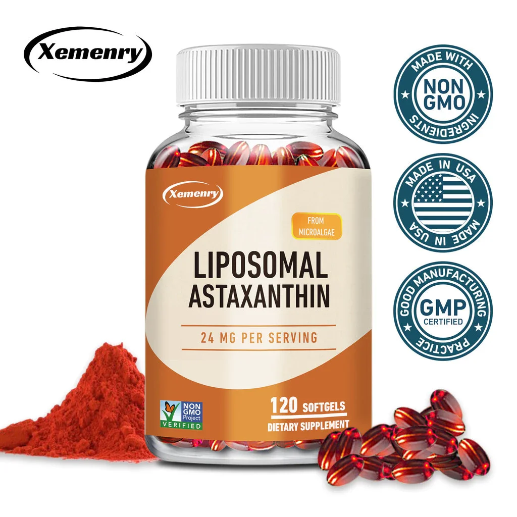 Liposomal Astaxanthin​ 24Mg(60Cps)-ราชินีแอนตี้ออกซิแดนท์ สนับสนุนสุขภาพหัวใจ สารต้านอนุมูลอิสระ ปรั