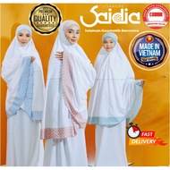 Premium Vietnam High Quality Cotton Grade AA Inspired Siti Khadijah Saidia Telekung (Jumbo Size)