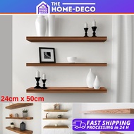 Diy Floating Wall Shelf 30cm / 50cm White Black Cream Chocolate Color