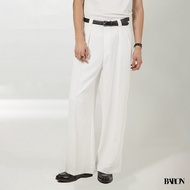 BARON New SEOUL Pants กางเกงขายาวกระบอกตรงทรงหลวม เอวสูง กระบอกใหญ่ สไตล์เกาหลีวินเทจ