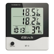 BT-3 Elitech Hygrometer Thermometer Electronic Outdoor Indoor Digital LCD Dual Temperature Humidity 
