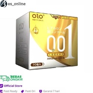 Kondom Olo 001 Zero Ultrathin 001 Gold Tipis Isi 10 Pcs Box