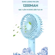 Mini Rechargeable Fan with Battery + Charging Cord