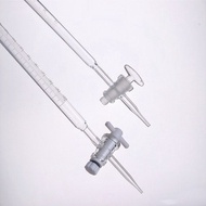 Glass burette PTFE piston acid-base grade A polytetrafluoro burette laboratory glass instrument