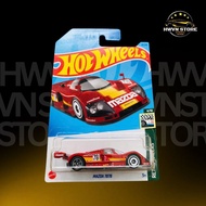 Red Hotwheels Mazda 787B model car