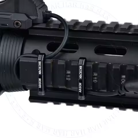Tactical Surefir M300 M600 PEQ15 Weapon M-LOK Wire Guide System Cable Management Rail Cover Picatinn