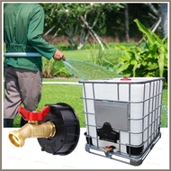 Nevʚ ɞ IBC Tote Fitting Brass IBC Tank Adapter with 1 2inch Hose Fitting Adapter