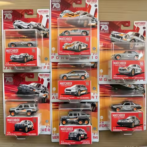 New Hot Matchbox Alloy Car 70th Anniversary Collection Gbj48 Collector'S Item Model Birthday Gifts C