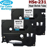 [Malay stock] 2PK compatible Brother HSE 231 HSE-631 heat shrinkable tube tape sticker P-touch PT-E1