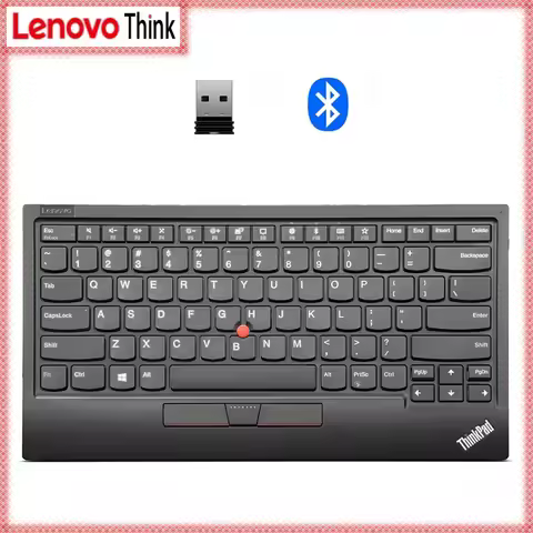 ZKan Tablet KeyboardLenovo for ThinkPad Little Red Dot USB Pointing Stick Wireless Bluetooth Dual Mo
