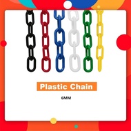 6mm PVC CHAIN PVC CHAIN LINK RANTAI PLASTIK
