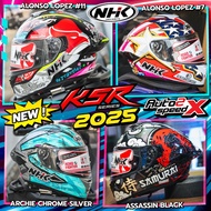 หมวกกันน็อค NHK K5R แว่น2ชั้น ลายนักแข่ง 2025 รุ่นใหม่ล่าสุด