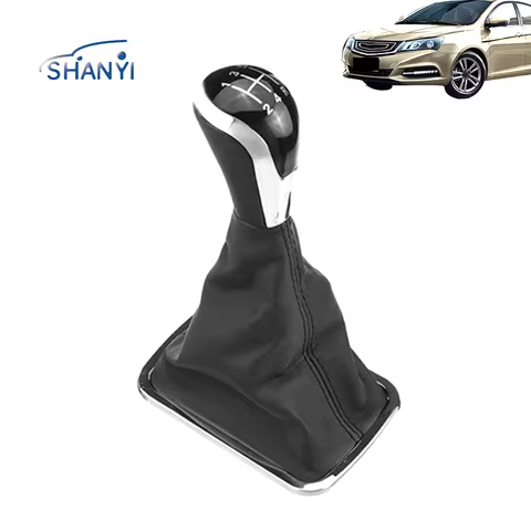 5 Speed Car Gear Shift Knob Boot Gear Shift Collars Dustproof Cover for Geely Emgrand 7 EC7 EC715 EC