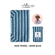 Dock(Dog)&Bay ผ้าเช็ดตัวสัตว์เลี้ยง สี Bark Blue (Size L)