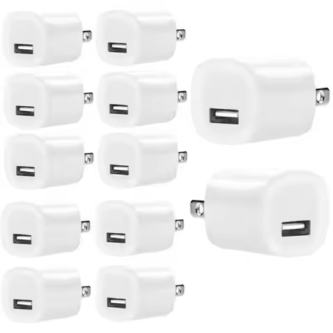50pcs 5V 1A Portable US USA AC Home Travel Wall Charger Power Adapters For Iphone Samsung htc lg xia