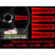 Sticker STICKER TE37 SL VOLK RACING RAYS STICKER VELK CAR VOLK RACING TE 37 RING 17 18