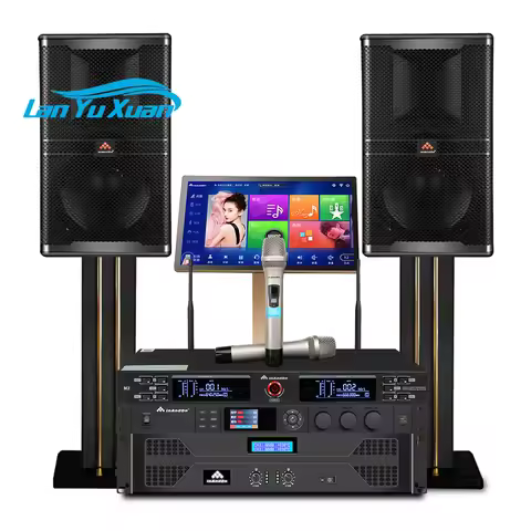 Home Theatre System InAndOn CV96 Chinese Karaoke Machine Touchscreen Jukebox Karaoke Player Set 2TB 