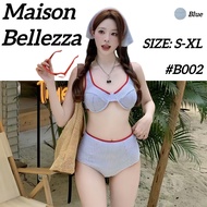 Bikini sexy Women's Swimsuit 3-Piece Set French Romantic Style There Is A Steel Ring. With Foam B002