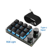 USB Custom Keyboard Volume Button Knob Programming Macro Gaming Photoshop Hotswap Keypad Mechanical