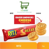 RITZ CRACKERS SANDWICH CHEESE BISKUIT 91GR