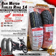 BAN MOTOR MATIC TUBLES MAXXIS RING 14 BAN MOTOR DEPAN BELAKANG BEAT VARIO SCOOPY RING 14 TUBLES BAN 