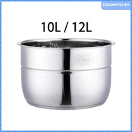 [SzgqmyyxcbMY] Rice Cooker Stainless Steel Inner Pot Pressure Cooker Liner Easy to Clean Large
