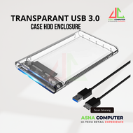 Casing Harddisk HDD External USB 3.0 Transparan Enclosure Hard Disk