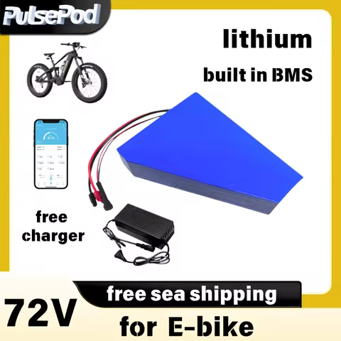 72v 45Ah not 40ah 50ah lithium ion polygon triangle battery pack 72v lithium battery for 3000W 5000W