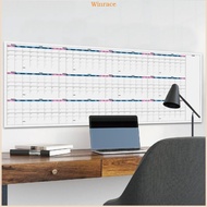 WRC 2026 Wall Calendar Yearly Planner Undated Wall Hanging Full Year to View Calendar Home Organiser