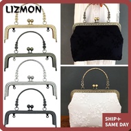 LIZMON Purse Frame Kiss Clasp, Bag Hardware Metal Purse Clasp Frame, Mini Vintage Purse Frame Bag Ma