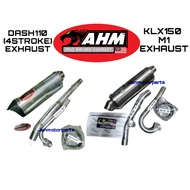 KLX150 EXHAUST M1 AHM RACING EKZOS KLX150 AHM DASH110 EXHAUST RACING (4STROKE)