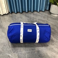 美國 URIAGE 藍色帆布 圓桶型 運動 手提袋