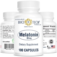 Bio-Tech Pharmacal Melatonin (20mg, 100 Capsules)