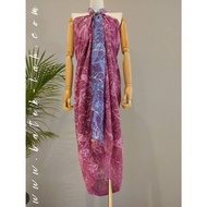 Batik Pareo - 100% Batik Asli - Batik Lukis Tangan - Beach wear Perempuan - Corak Abstrak Batik Pare