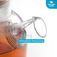 EZSHOPPING Heat Resistant Glass Teapot Borosilicate 1.45L - BR-384| |
