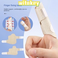 WITAKEY Finger Correction Brace, Splint Corrector Finger Splint Finger Fix Strap,  Breathable Protector Finger Care Tools